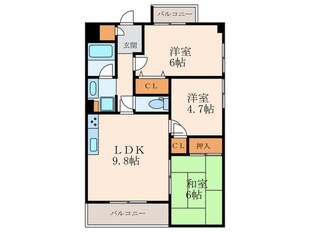 サンマンションアトレ尼崎(902)の物件間取画像